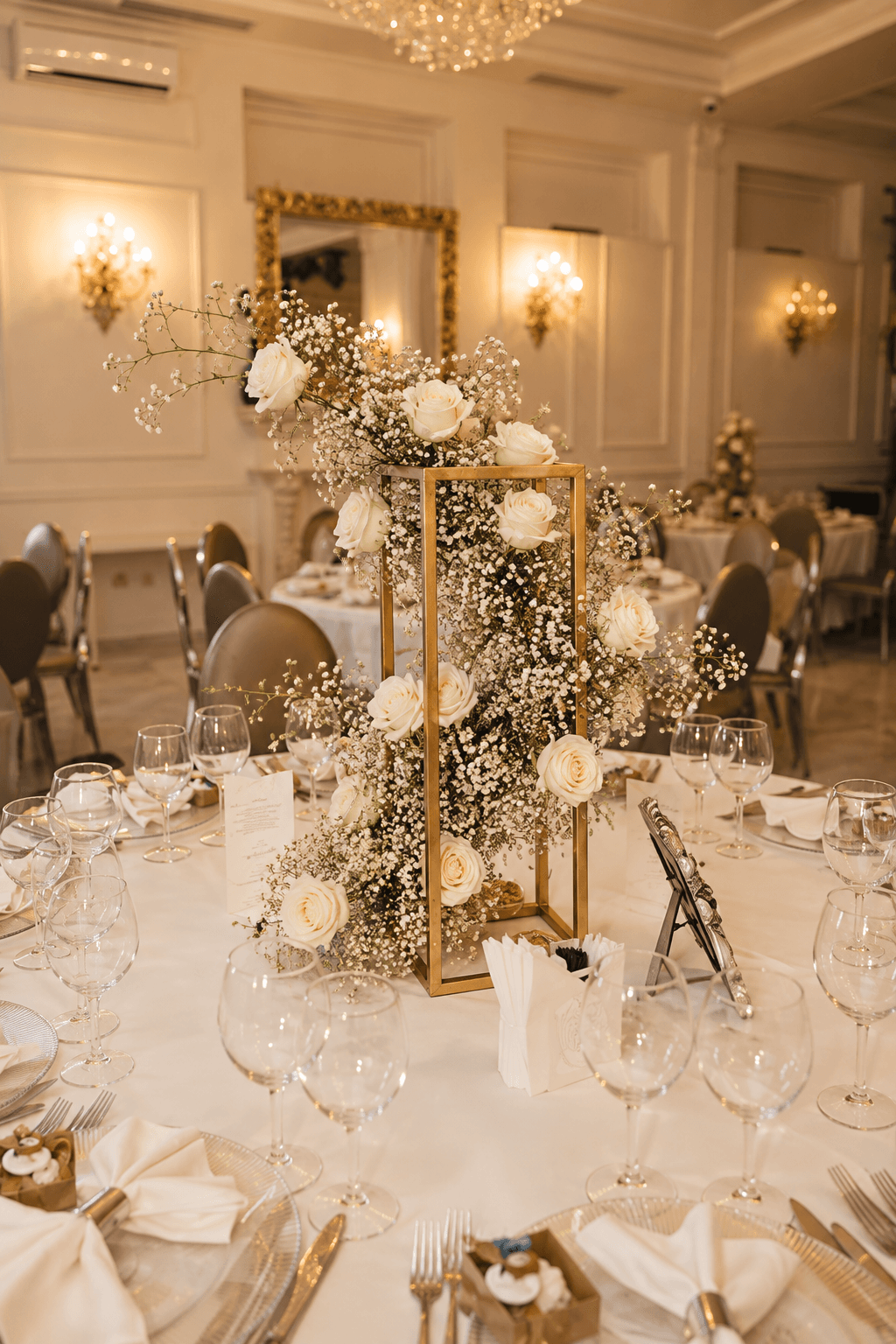 Decor floral — O nuntă albă, cu delicatețe atemporală