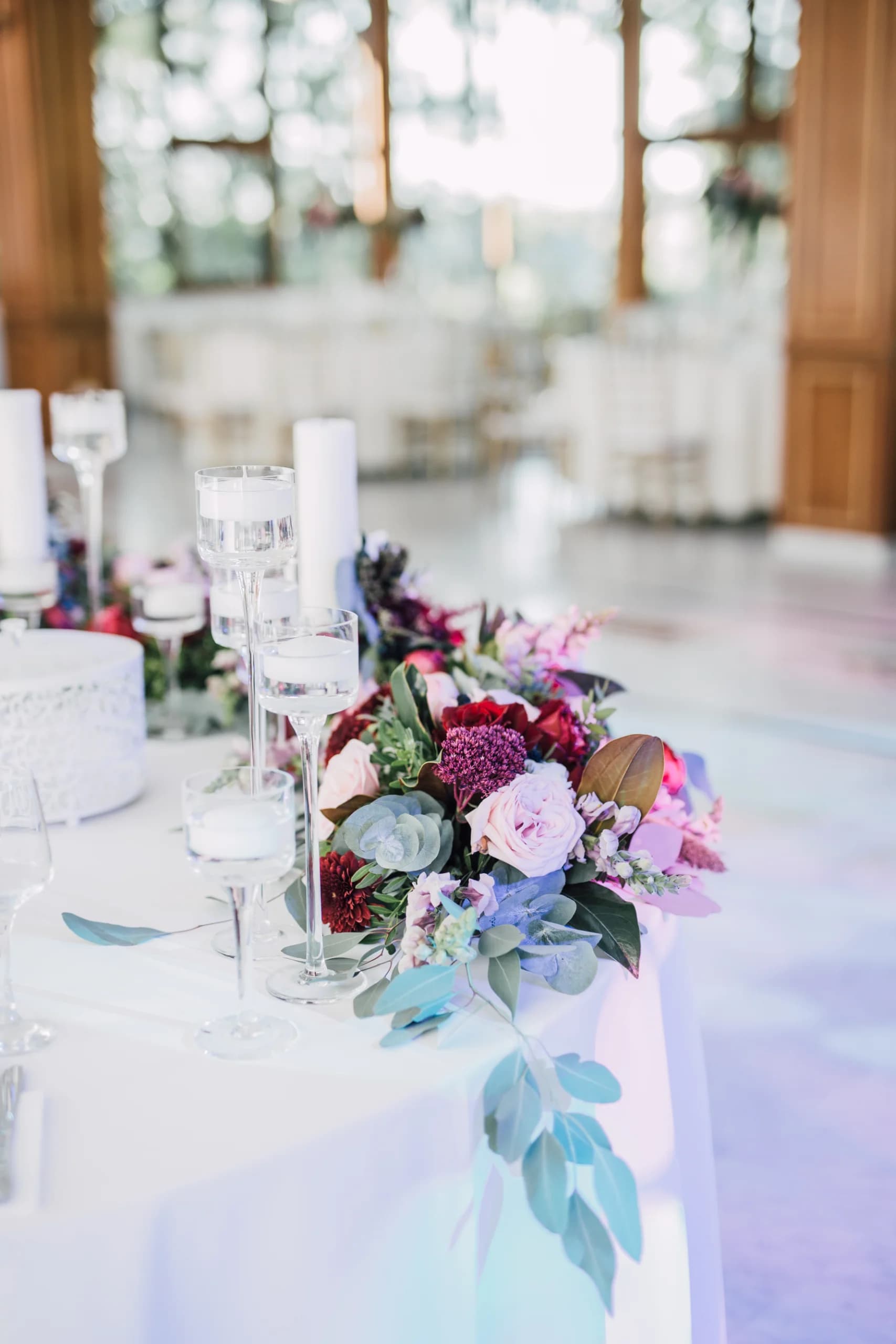 Decor floral — Nuntă în nuanțe de Burgundy & Blush