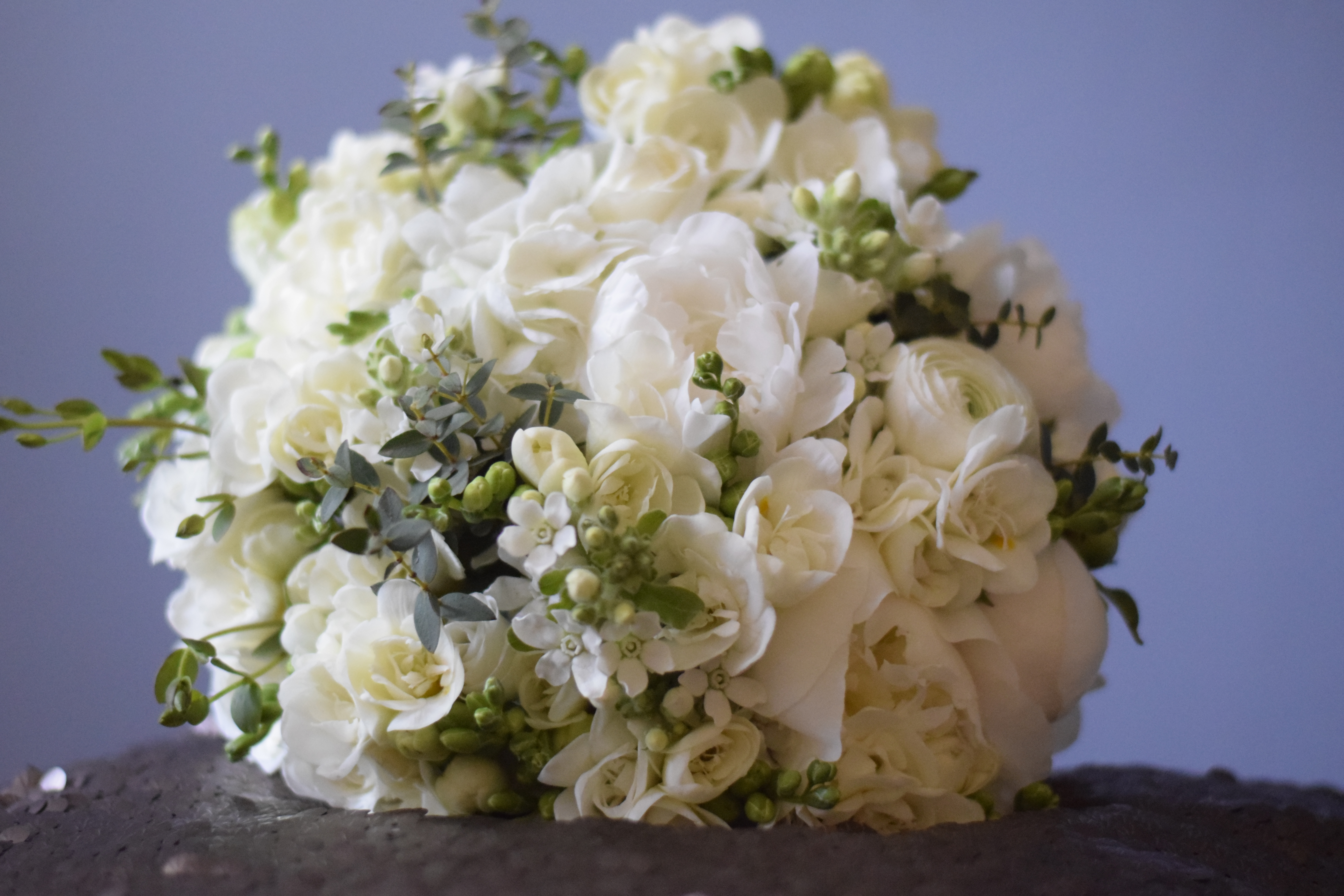 buchet mireasa alb