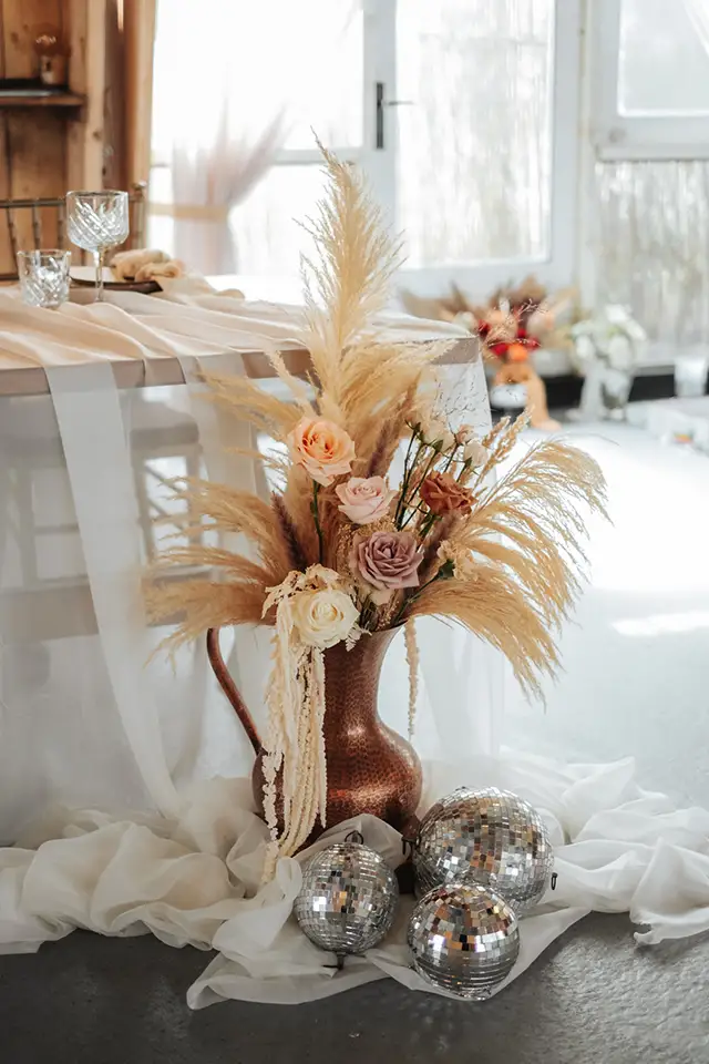 Boho Disco Decor Bohemian Flowers