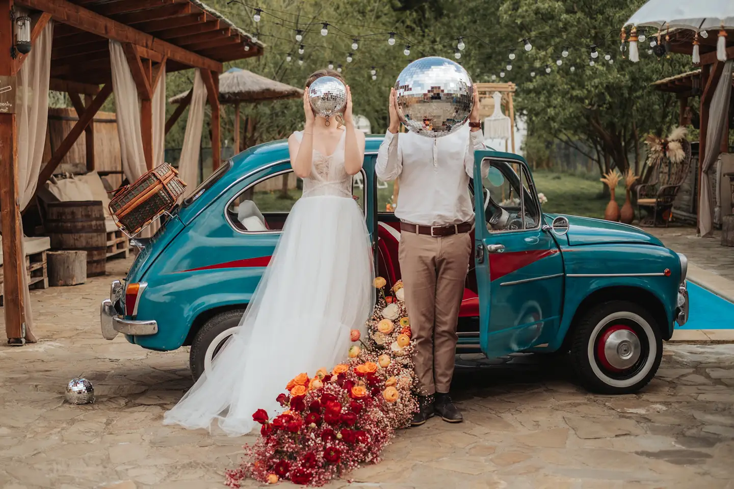 Boho Disco Wedding Bohemian Flowers Cover